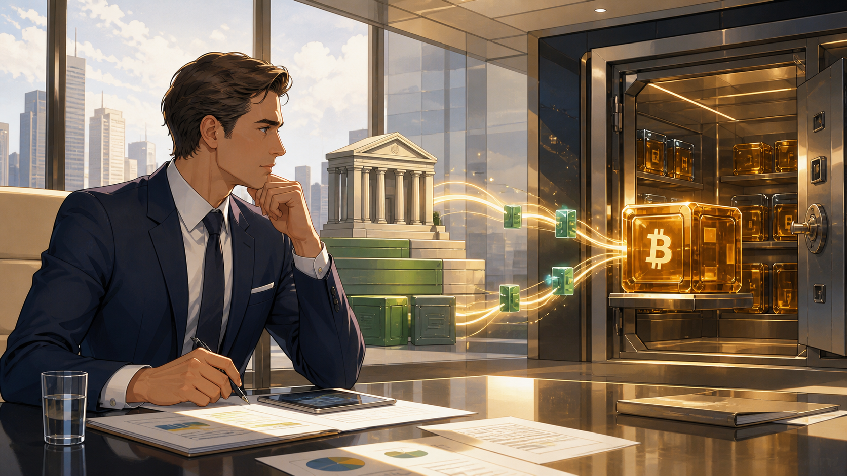 Editorial illustration for Strategy Returns to Bitcoin Market With $369.7 Million Purchase